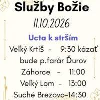 Aktuálne Služby Božie