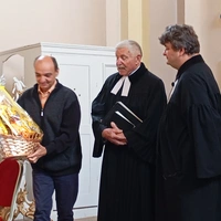 Úcta k starším a 60 rokov p.farára Ďurova po inštalácii