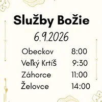 Aktuálne Služby Božie